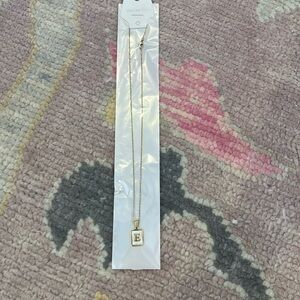 Stainless Steel E necklace